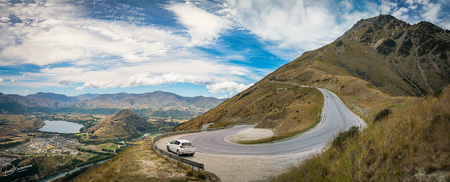 The winding road from Queenstown to The Remarkable Ski Area
