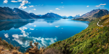 Stunning View from a famous scenic Lookout at Lake Wakatipu