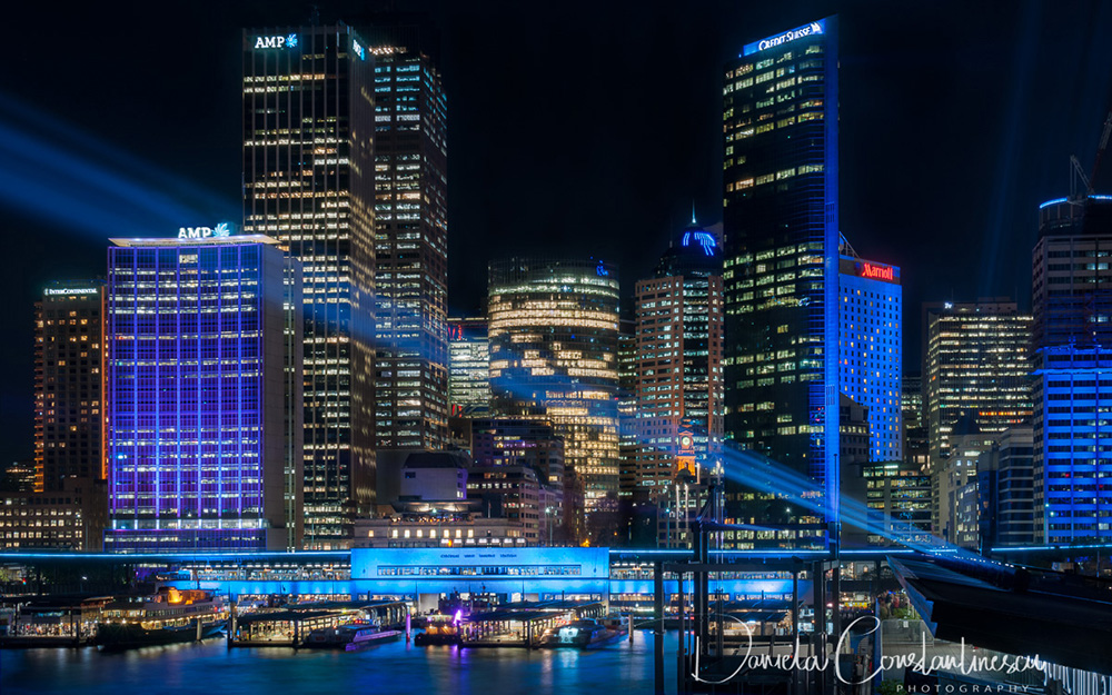 Vivid Sydney 2017  The Blue City