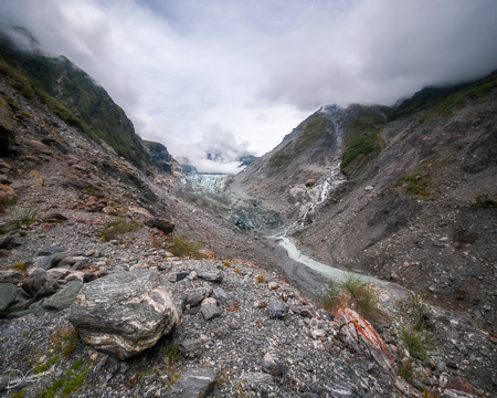 Panoramic view from Robert's Point Track at Franz Josef Glacier